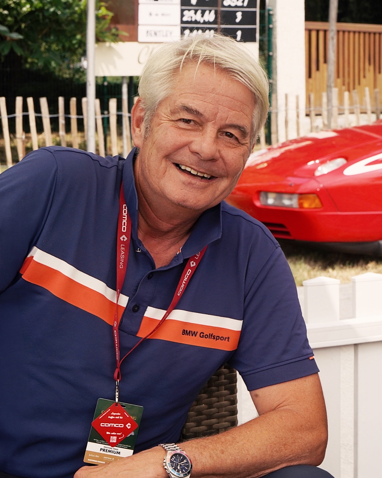 Thomas Ebert bei einem Oldtimer-Event